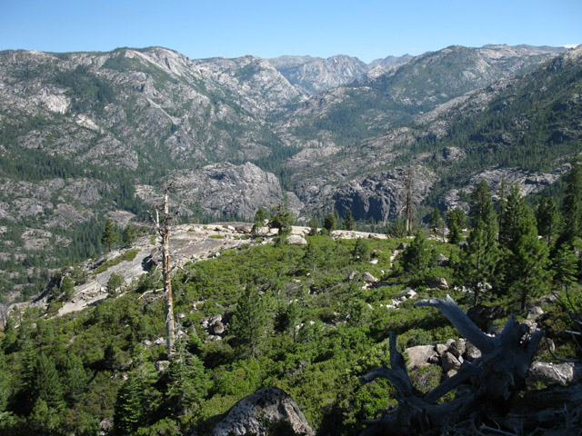 Approaching Reba from North. N Mokelumne junction with Summit City Creek along the Western Flank of the Sierra Crestline